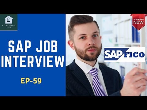 SAP JOB INTERVIEW - SAP FICO CONSULTANT