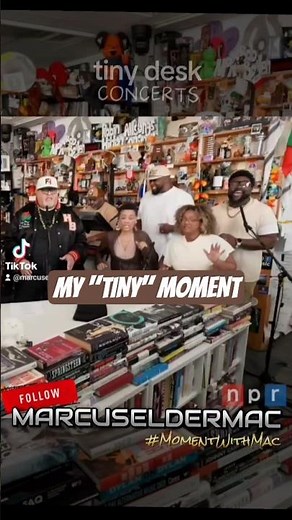 Singing w/ ‪@TheRealFredHammond‬ on Tiny Desk #Inspiration #Music #gospel #singer #viral