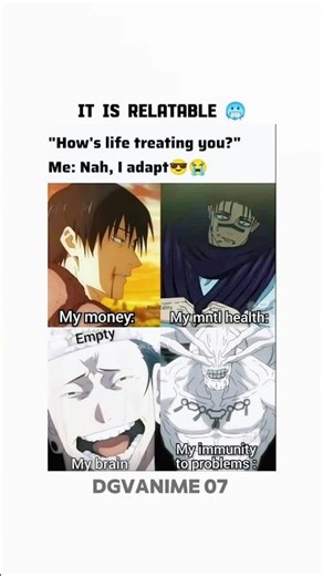 how's life treating you 😭 #anime #gojo #jujutsukaisen #jjk
