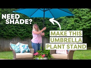 Weekend DIY Project | Make This Outdoor Umbrella Stand For Some Shade ☀️☂️