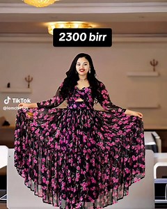 ለም ሽፎን - Lem Design ሽፎን ቀሚስ - Ethiopian Chiffon Dress