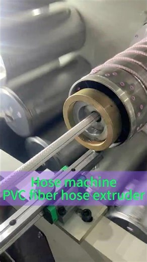 PVC fiber hose extruder