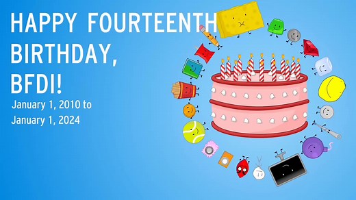 BFDIA 14 Release and BFDI Birthday Decoration Ideas