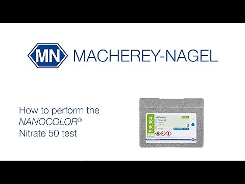 How to perform NANOCOLOR® Nitrate tube tests