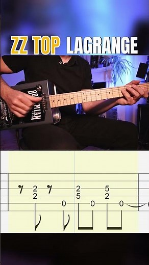 ZZ Top La Grange Riff Guitar Tutorial Tabs