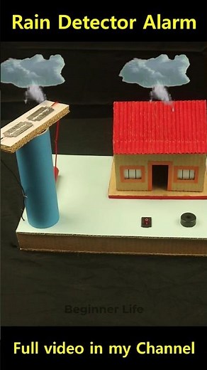 Rain Detector Project #science #diy #experiment