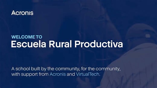 Join Acronis & VirtualTech in equipping a computer classroom in Tepetzintan, Mexico! Help ambitious young minds unlock their potential through digital skills. With your support, we are building a computer classroom that will empower students with the tools they need for a brighter future. Are you based in Mexico? Donate new or used laptops in good working condition, reach out to us at foundation@acronis.org. Make a contribution today ➡️ https://lnkd.in/gzafCxnt | Acronis