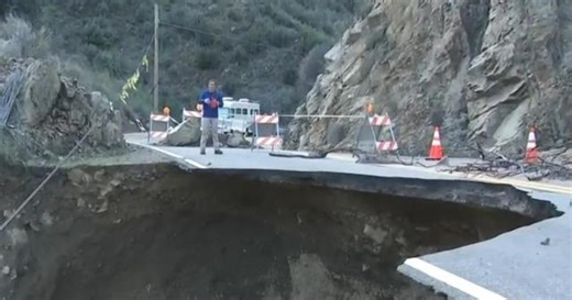 California facing dangerous mudslides after storms