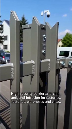 Blade Tubular Security Fence for High Risk Sites | Anti‑Climb Steel Barrier