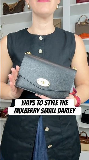 Different Ways to style the Mulberry Small Darley #mulberrydarley #mulberry #handbagcollection