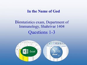 Biostatistics Exam Review, Part 1
