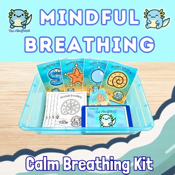 Calm Breathing Posters, Coloring Sheets and PPT for Kids - Calming Corner Bundle