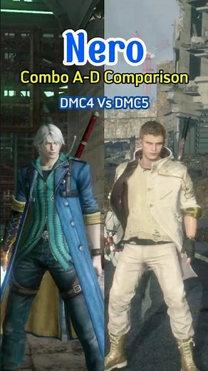 Nero Combo A–D Comparison || DMC4 Vs DMC5