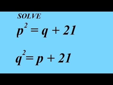 Solving a system of nonlinear equations the cool way!