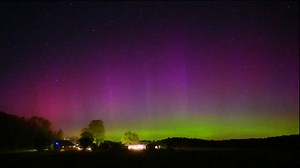 13K views · 267 reactions | Aurora Borealis / Northern Lights spotted Thursday night in CNY! -Shane Muckey in Altmar | Meteorologist Peter Hall | Facebook