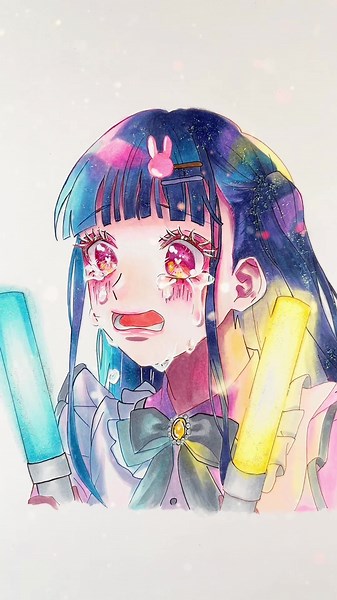 ちゅ~たん描きました~！ 上手くできたと思う...！ #はにわ #ハニワ #ハニーワークス #honeyworks #ちゅーたん #中村千鶴 #ちゅーたんイラスト #模写 #イラスト #模写イラスト #イラスト模写 #コピックイラスト #copic #コピック #コピックチャオ #可愛くてごめん #かわいくてごめん #illustration #drowning