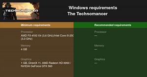 The Technomancer System Requirements — Can I Run The Technomancer on My PC?