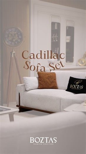 Boztas Premium on Instagram‎: "There Must Have Been An Angel By My Side! 🤩 That feeling when you sit down after a long day and realize you’re surrounded by perfection. ✨ We couldn’t skip this viral trend because this sound perfectly captures the feeling of settling into the Cadillac Sofa Set! Designed for those who demand ultimate comfort and inspired luxury. The Cadillac is where every moment feels like a blessing. Isn’t this comfort simply divine? Let us know your thoughts below! 👇 عنوان جذا