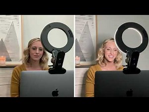 Video Conferencing Lighting Solutions - 6.3" Video Conference Ring Light Kit