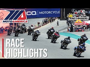 MotoAmerica Mission King of the Baggers Race Highlights at Laguna Seca 2022