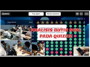 Tutorial Quizizz (4): CARA MUDAH ANALIS BUTIR SOAL DALAM QUIZIZZ