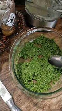 homw made basil salt! #tiktok #basil #gardening #homegrown