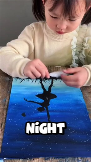 I Bet You Didn’t Expect This 3D Twist! 😱✨ Amazing DIY Ballerina Art #Shorts