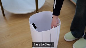 FOHERE 4.8Gal/18L Humidifier Large Room, Easy Top Fill Cool Mist Tower Humidifiers Quiet for Home, Plant, Office, Commercial, Whole House Cover up to 1500ft², with Smart Humidity Sensor, Remote, White