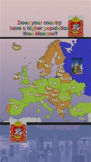Does your country have a larger population then Moscow?