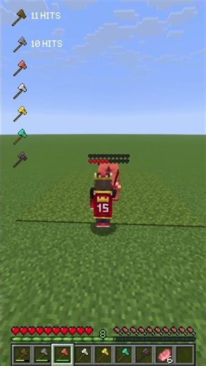 ALL AXES vs HOGLIN 😱 | #minecraft #shorts #viral