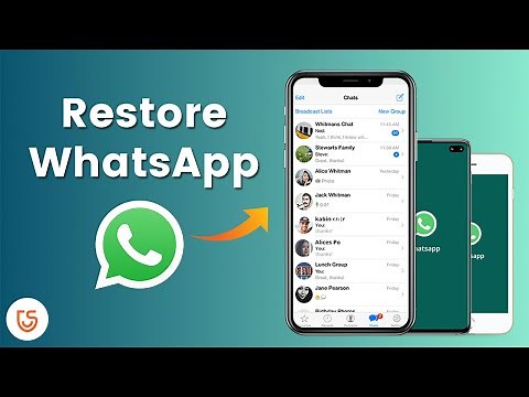 How to Restore WhatsApp Chat/Messages on iPhone/Android 2020