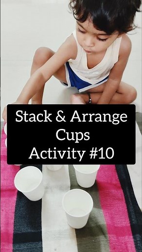 Stack & Arrange Cups | Learnwithus Activity l #learnwithus @learnwithus13