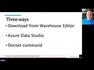 Three ways to create a Microsoft Fabric Data Warehouse Database Project - Kevin Chant
