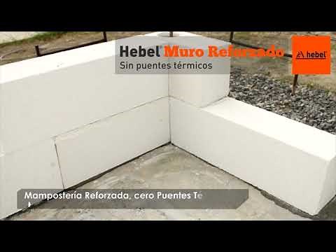 Instalación Block Hebel para Mampostería Reforzada- CERO PUENTES TÉRMICOS