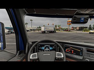 American Truck Simulator 1.56 | 4K Ultra Realistic Graphics Snowymoon Mod Gameplay 2025