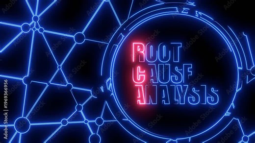 RCA - Root Cause Analysis acronym. Problem solving process for quality improvement and effective decision making. Process of identifying the source of a problem and looking for a solution in the root