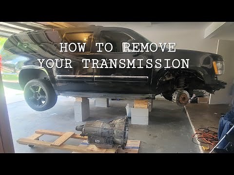 2007-2013 GM TRUCK/SUV TRANSMISSION REMOVAL - 6L80 5.3L 2011 SUBURBAN - HOW TO DIY AT HOME
