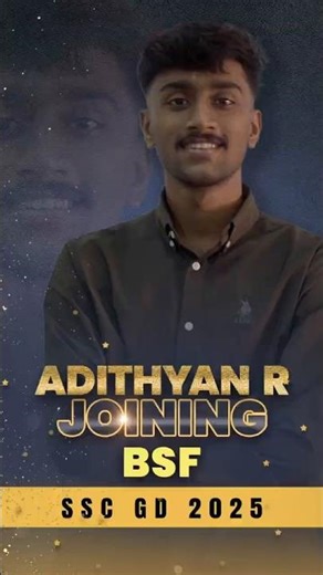 Adithyan Joining BSF| Our Proud Achiver | #ssc #sscgd #dishaacademy