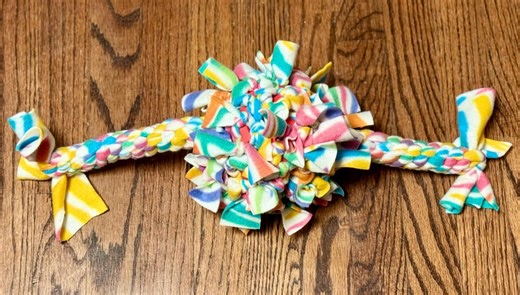 Snuffle Tugger Rope Toy – Interactive Puzzle for Dogs Who Love to Work for Treats