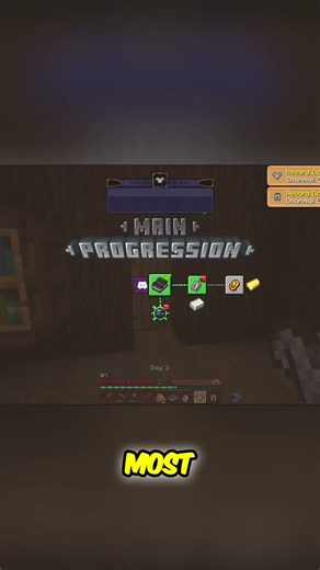 Minecraft: Unlock Iron, Get Chainmail & Craft Shields FAST! #shorts