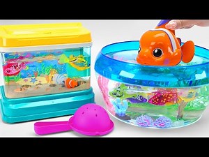Satisfying with Unboxing Best Underwater Moving Robot Fish Toy Set & Fish Tank toy | Tin Toys Review