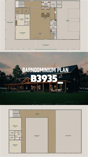 Barndominium Plan B3935