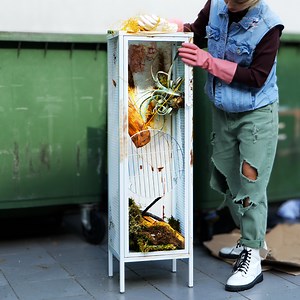 25K views · 42 reactions | Transforming Trash into a Functional Music Cabinet Masterpiece! | 5-Minute Recycle | Facebook