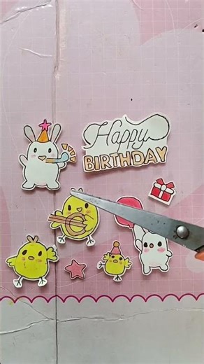Handmade Birthday card 🎂| Easy Cute Card Making Idea ✨| Diy Birthday Card