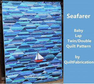 Seafarer Quilt Pattern, Nautical Sailboat, Easy Scrap Quilt Pattern, String Quilt Blocks, Free-form Piecing, Multi Size - Etsy UK