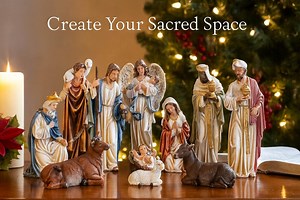 Nativity Set / Nacimiento De Navidad – Complete 12-piece Christmas Resin Figurines – 12" Catholic Religious Set for Home, Church & Holiday - Etsy