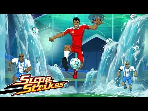 Football Slip and Slide | Supa Strikas Soccer Cartoon | Football Videos
