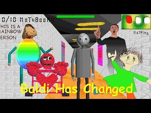 Baldi Has Changed - Baldi's Basics V1.4.3 Mod