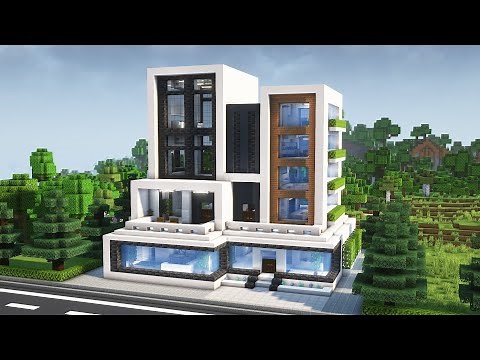 ⛏️Minecraft | How to Build a Modern Villa Tutorial