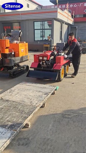 Affordable 40HP AWD Small Rotavator with Low Price #rotarytiller #tractor #minitractor #cultivator